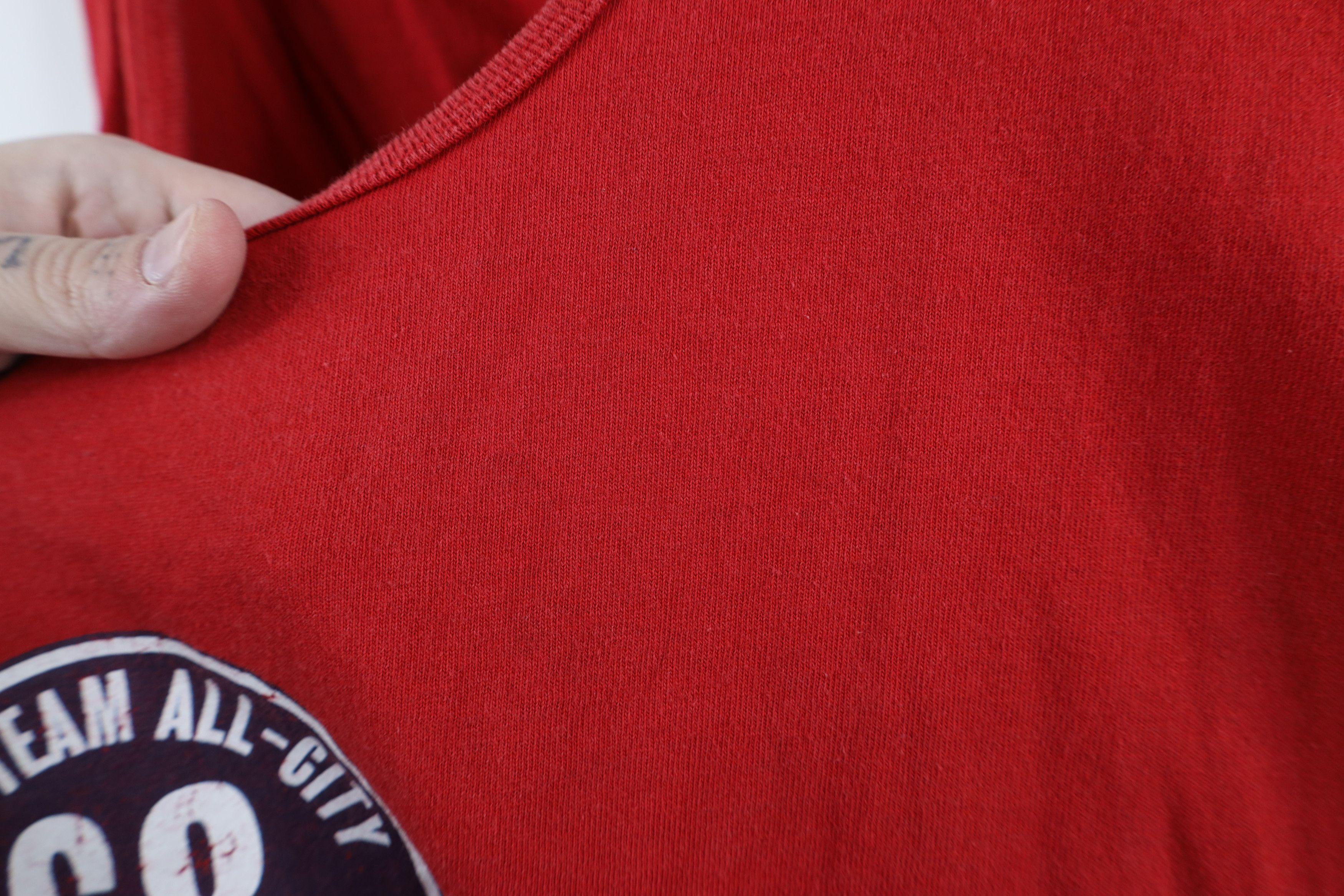 Tommy Hilfiger × Vintage Vintage Y2K 2001 Tommy Hilfiger Spell Tank Top T-Shirt Red Size US XXL / EU 58 / 5 - 9 Thumbnail