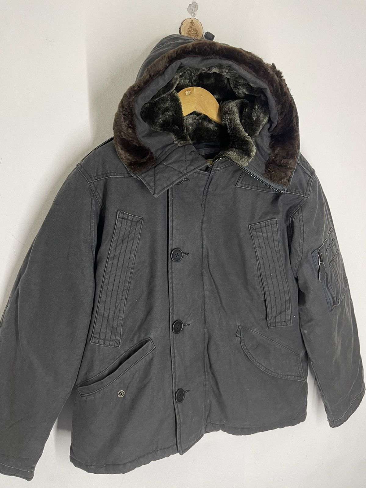 Avirex × Vintage VINTAGE AVIREX FLIGHT BOMBER COTTON HOODIES Size US M / EU 48-50 / 2 - 2 Thumbnail