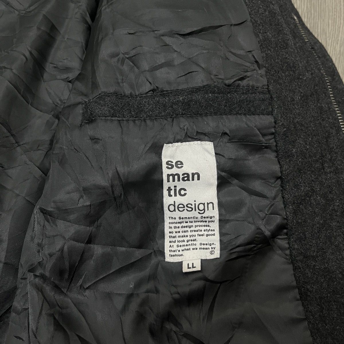 20471120 Semantic Design - 100% Wool Punk Jacket ifsix Lgb Size US L / EU 52-54 / 3 - 11 Thumbnail