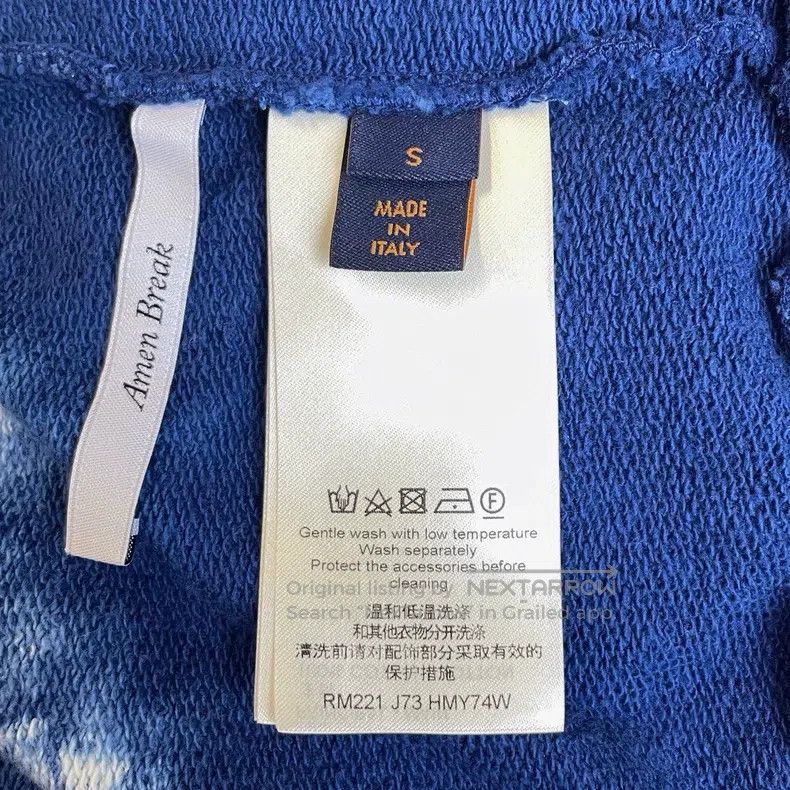 Louis Vuitton Louis Vuitton Blue Tie-Dye Hoodie Size US S / EU 44-46 / 1 - 3 Thumbnail