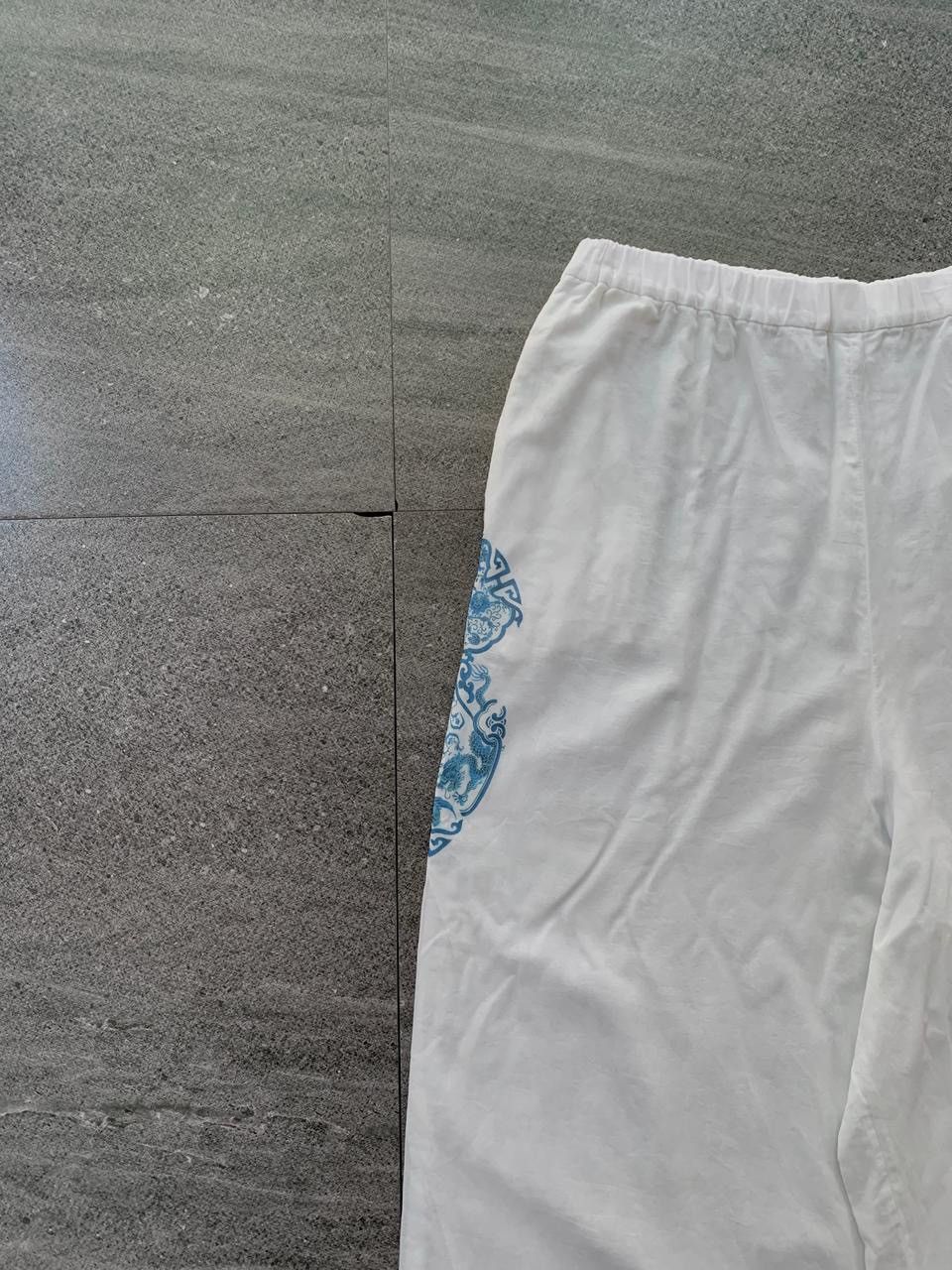 Junya Watanabe FREE TAX! Skull Graphic Relaxed/Easy Pants Size US 31 - 4 Thumbnail