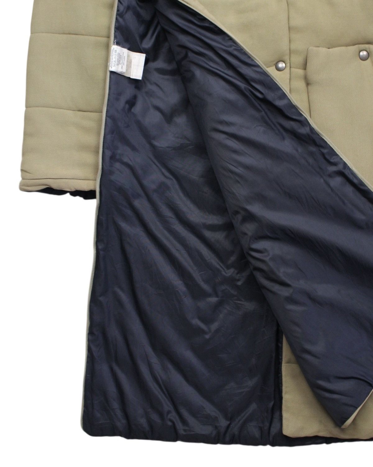 Emporio Armani 1990S EMPORIO ARMANI VINTAGE PADDED SIDE ZIPPERS LONG COAT Size US S / EU 44-46 / 1 - 8 Thumbnail