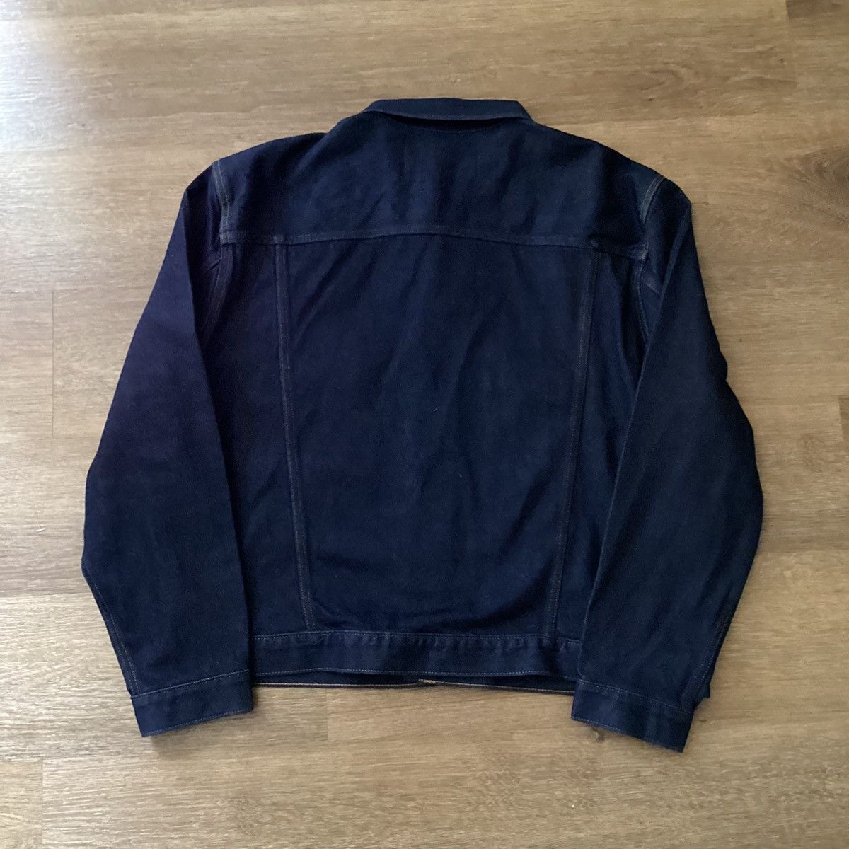 Calvin Klein Calvin Klein Selvedge Denim Utility Trucker Jacket Size US XXL / EU 58 / 5 - 5 Thumbnail