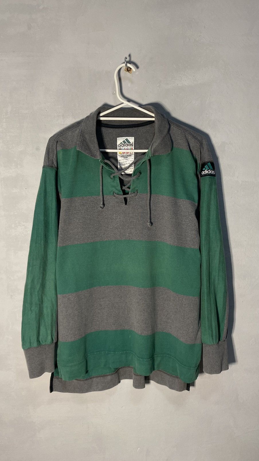Adidas Vintage Adidas Equipment Y2K long sleeve Size US S / EU 44-46 / 1 - 1 Thumbnail