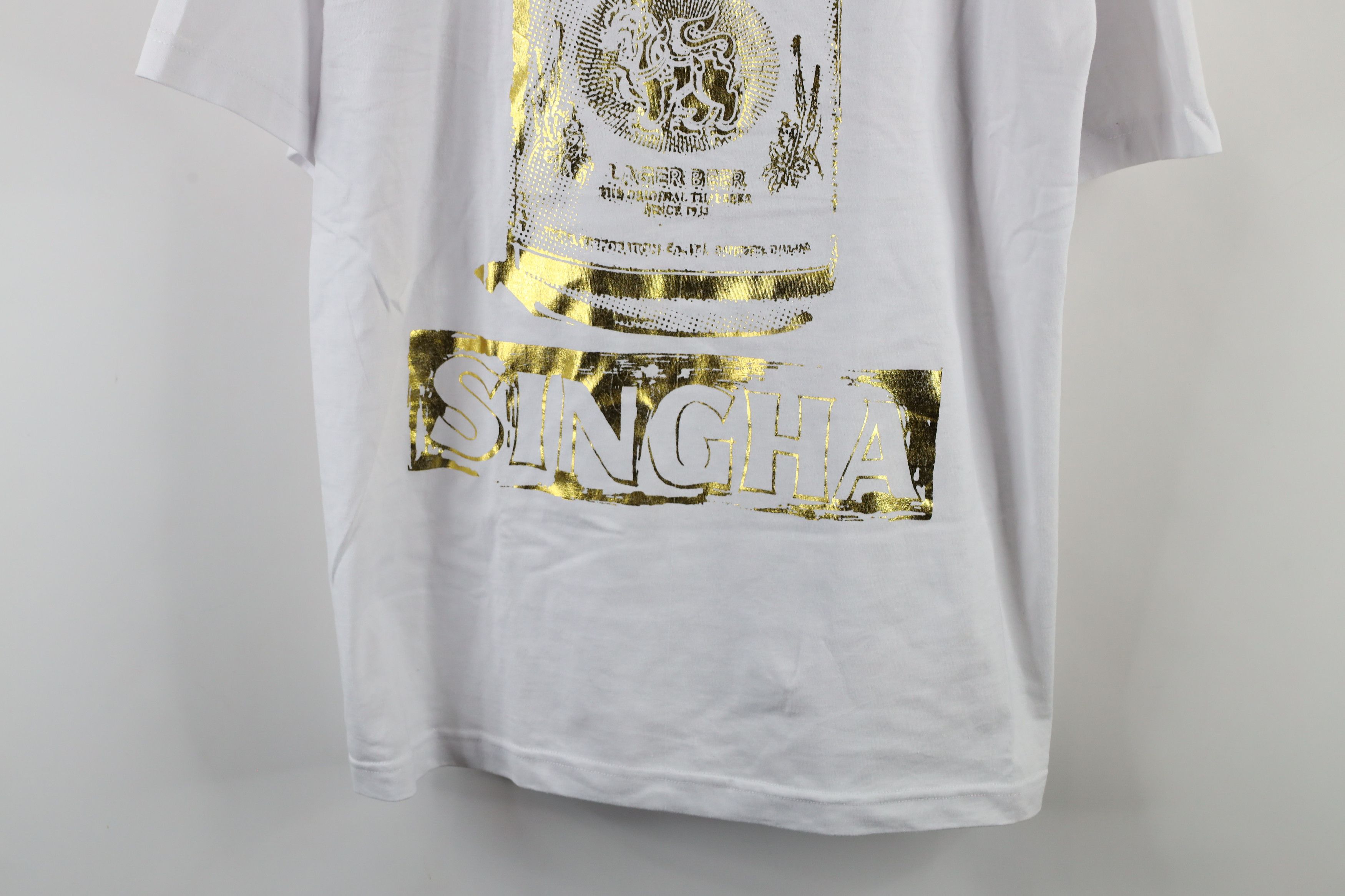 Vintage Vintage 90s Streetwear Thailand Singha Lager Beer T-Shirt Size US XL / EU 56 / 4 - 3 Thumbnail
