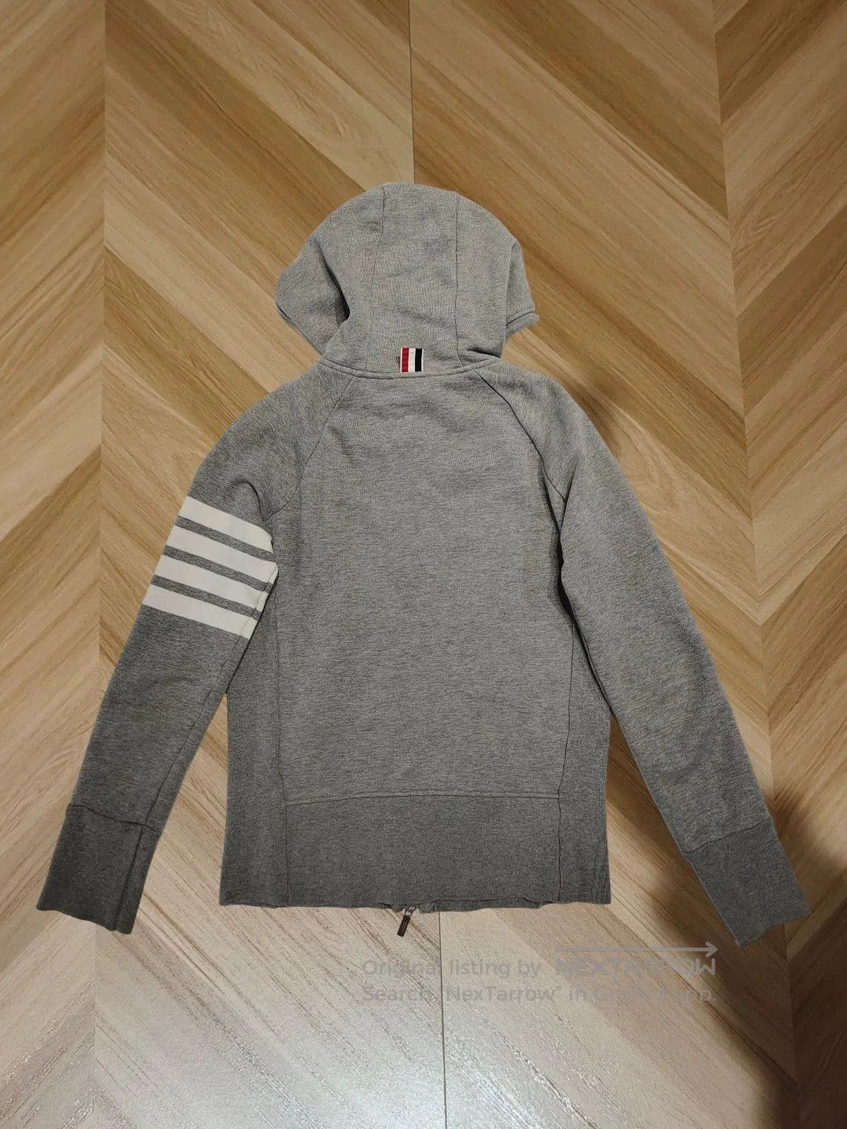 Thom Browne gray zip-up hoodie by Thom Browne. Size US XXS / EU 40 - 2 Thumbnail