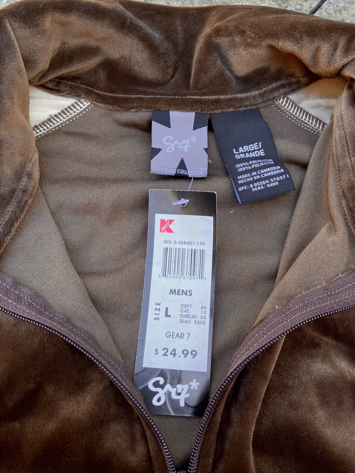 Ecko Unltd. Velour 2000s Track Jacket (NEW) Zip Gear 7 NWT Y2K Size US L / EU 52-54 / 3 - 4 Thumbnail