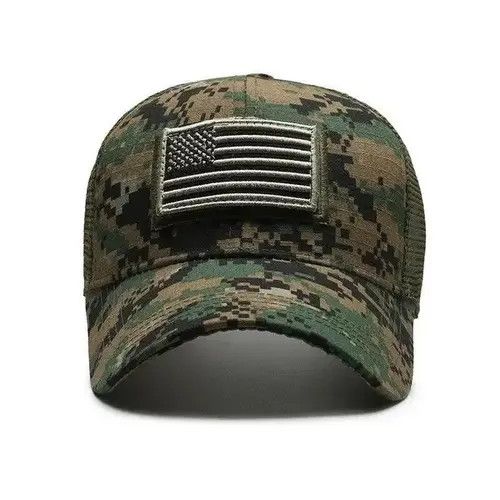 VIBE American Flag Digital Camo Hat Size ONE SIZE - 3 Thumbnail