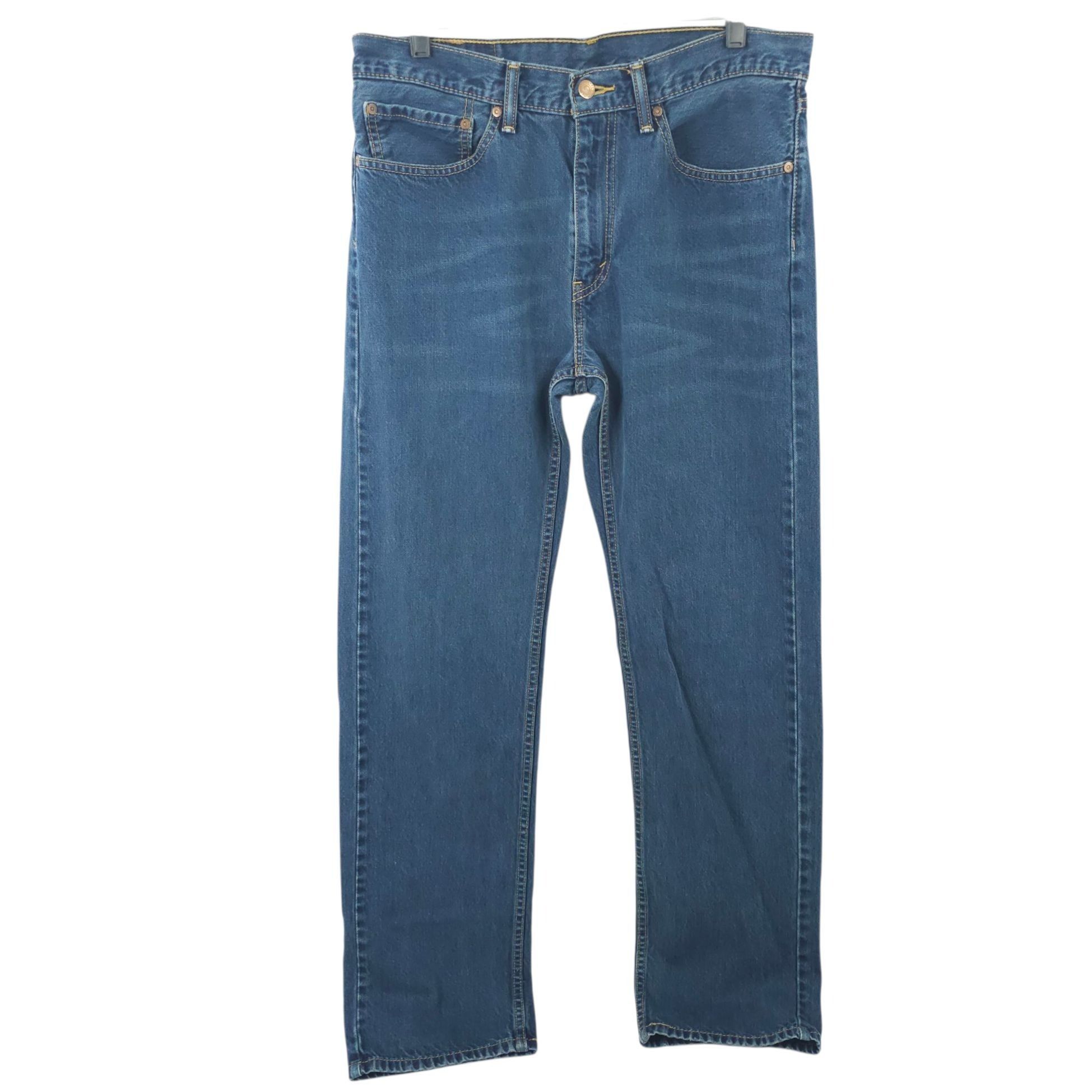 Levi's Levis 505 Straight Leg Jeans Mens 34x34 Regular Fit Size US 34 / EU 50 - 1 Thumbnail