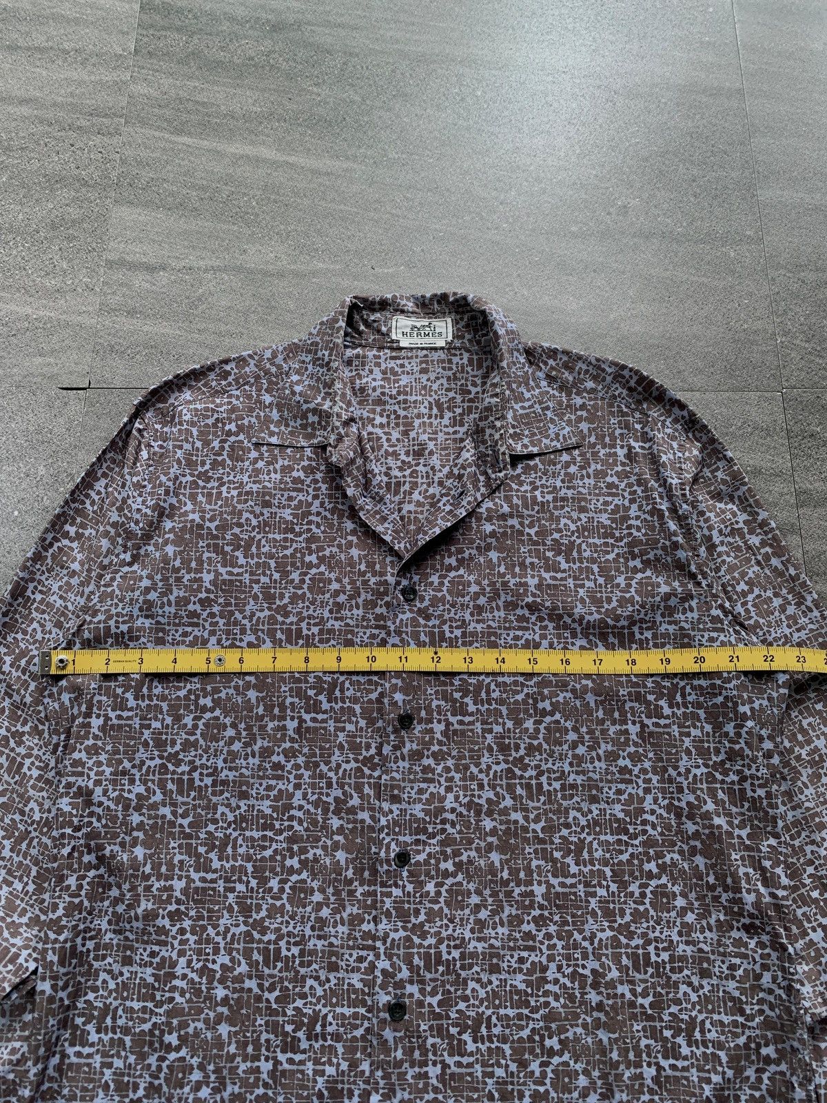 Hermes FREE TAX! Printed Ls Shirt Size US M / EU 48-50 / 2 - 12 Thumbnail