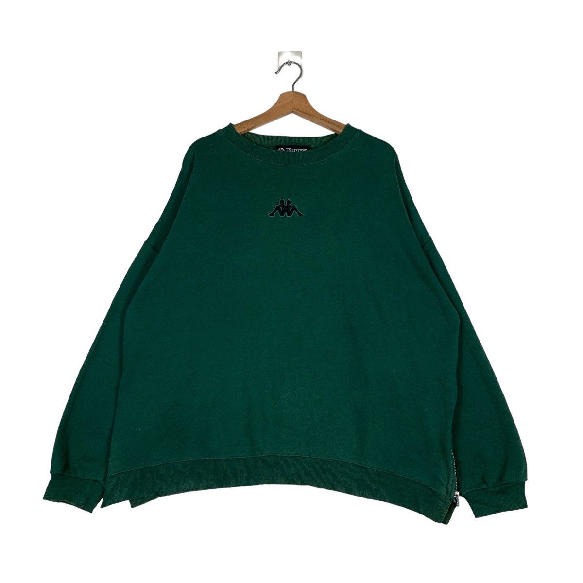 Kappa KAPPA Embroidery Center Logo & Big Logo Sweatshirt #0712-C33 Size US XL / EU 56 / 4 - 1 Thumbnail
