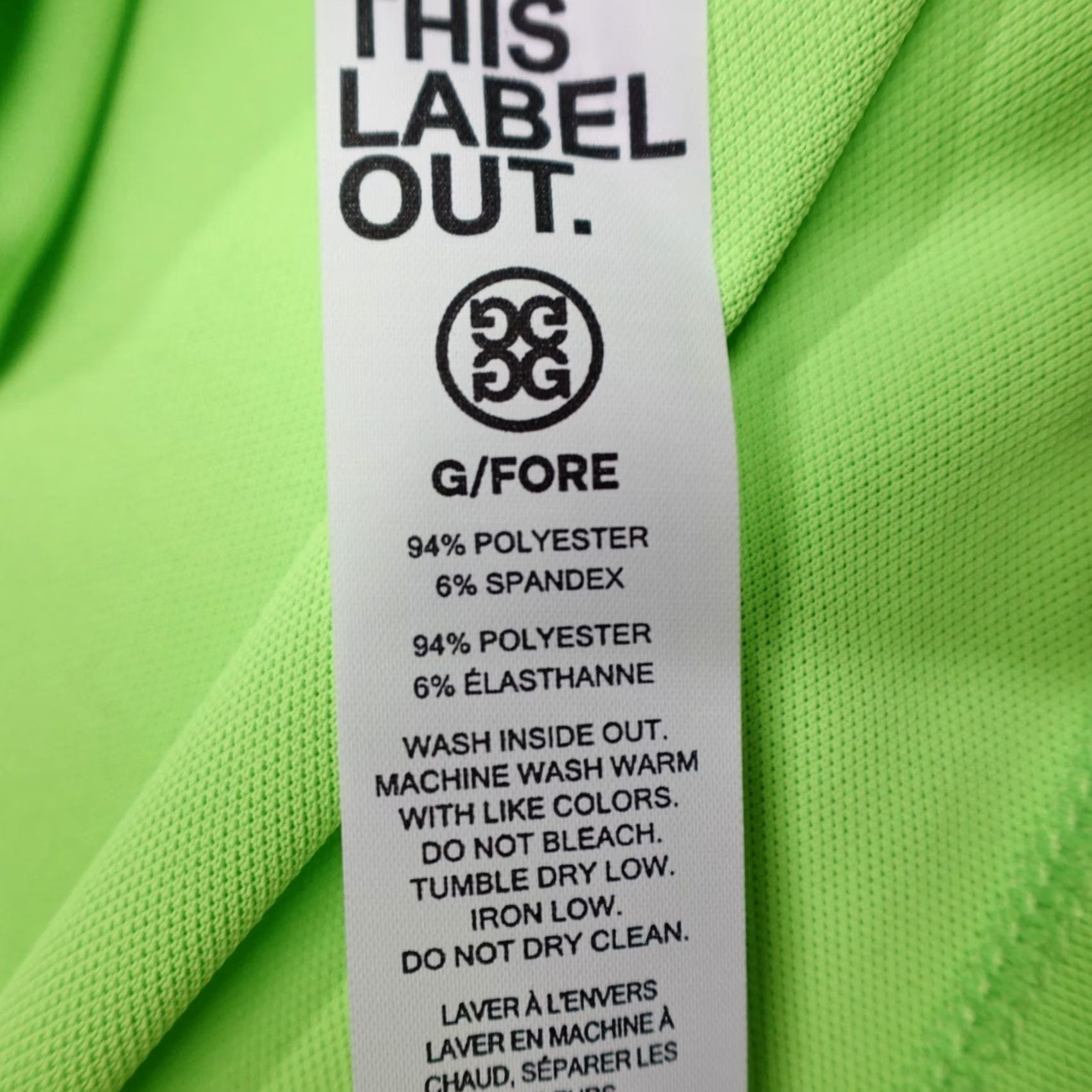 G/FORE G/Fore Golf Polo Shirt Solid Green Performance Embossed Logo Men's Size S Size US S / EU 44-46 / 1 - 5 Thumbnail