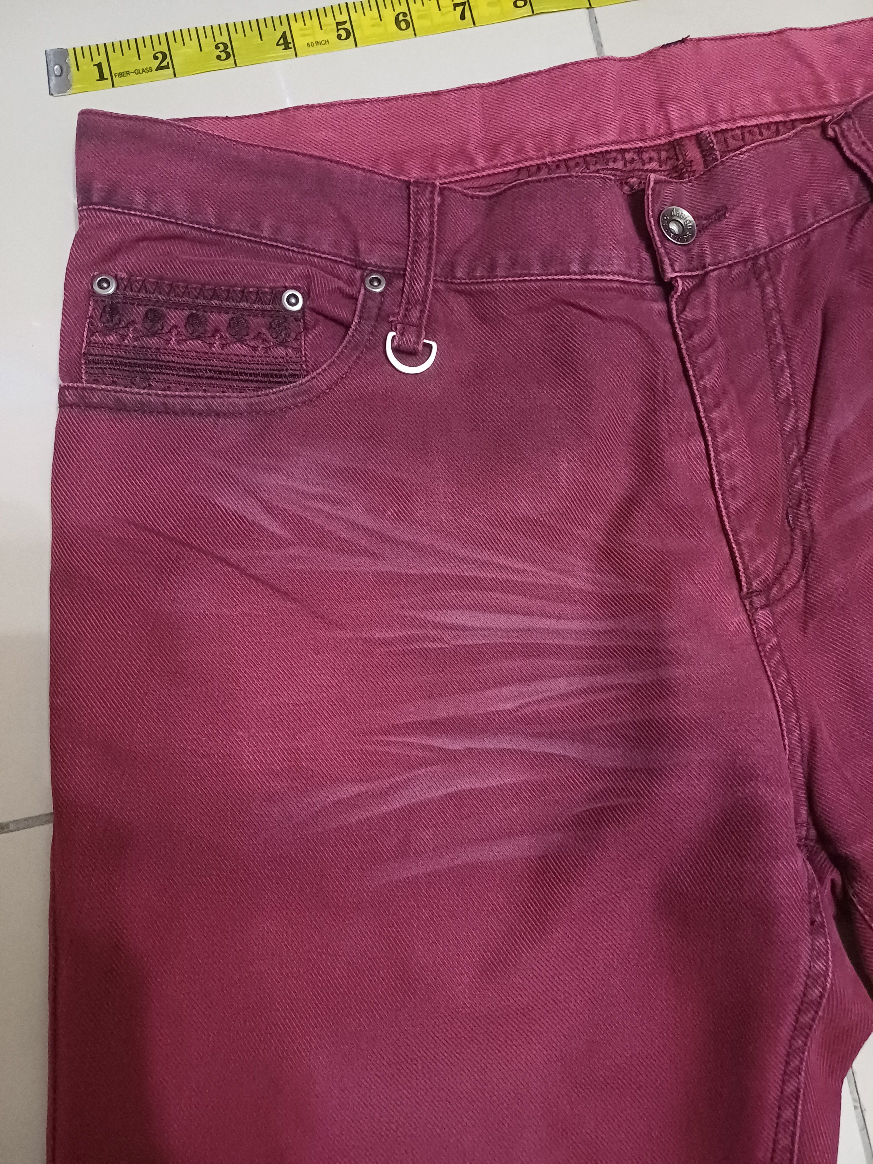 semanticdesign Superb red colour & skull embroidery design jeans 🔥🔥🔥 Size US 36 / EU 52 - 9 Thumbnail