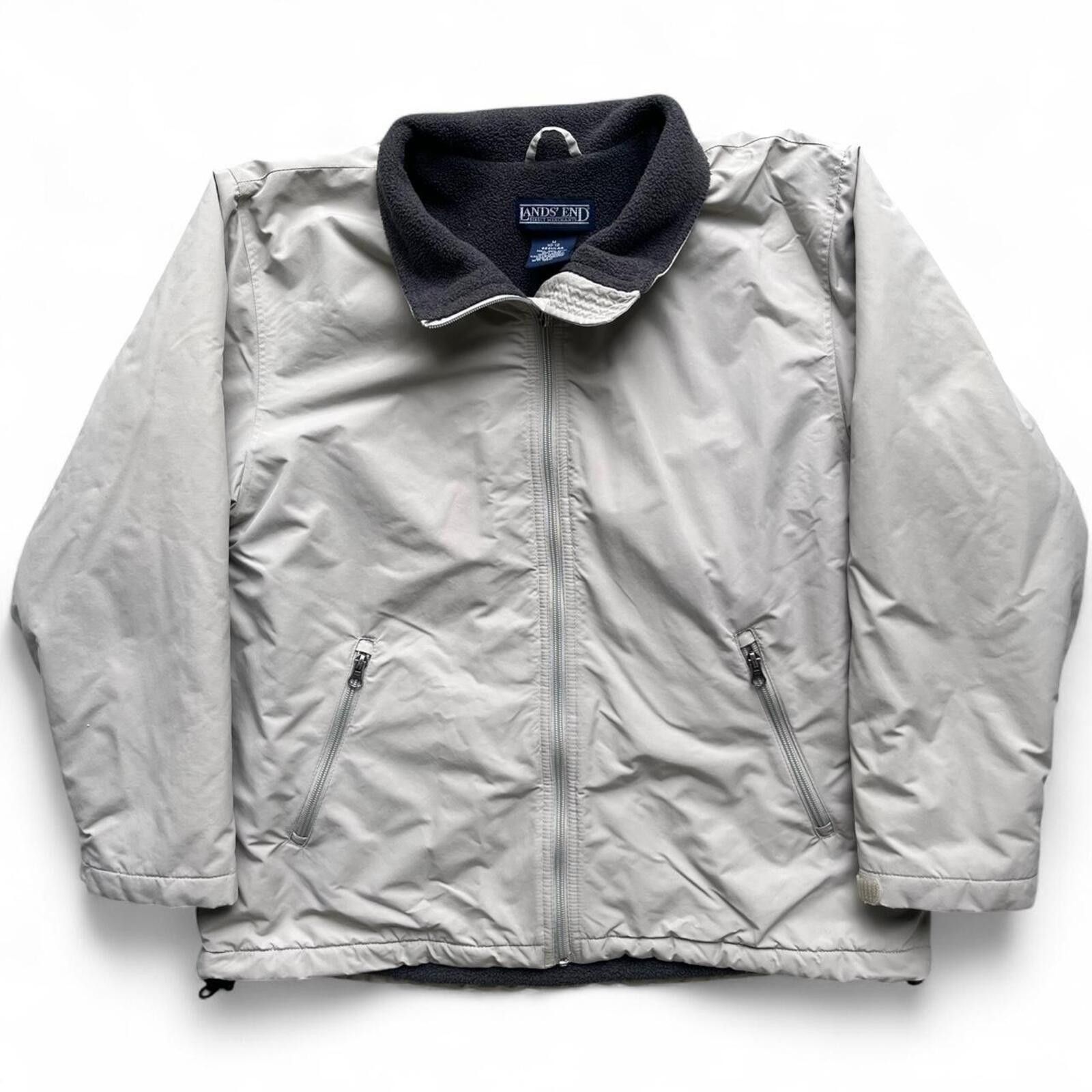 Lands' End Vintage Lands End Men's Thermolite Windbreaker Zip-Up Jacket Size US L / EU 52-54 / 3 - 2 Thumbnail