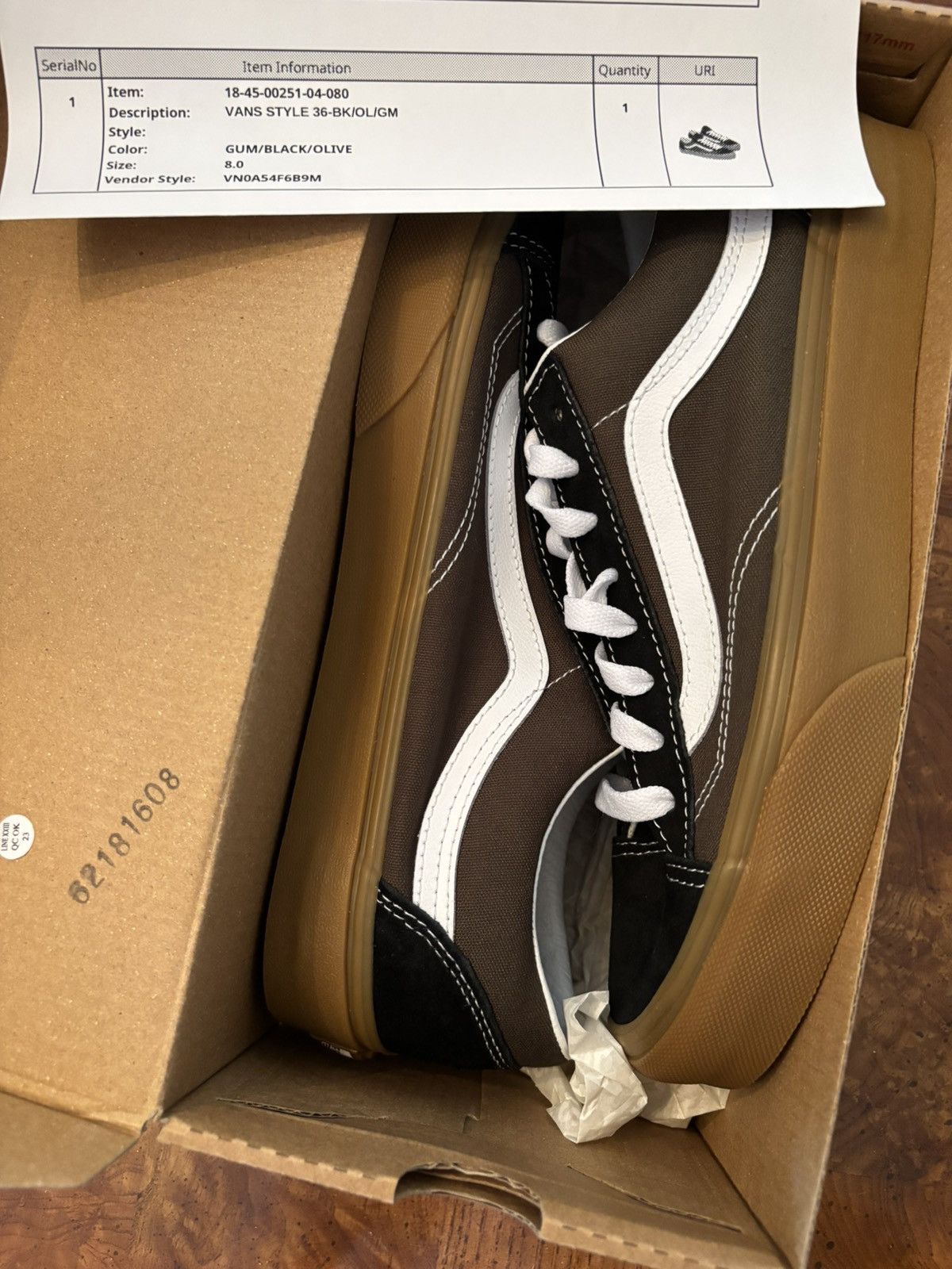 Vans Vans Style 36 2-Tone Black/Gum Size US 8 / EU 41 - 8 Thumbnail