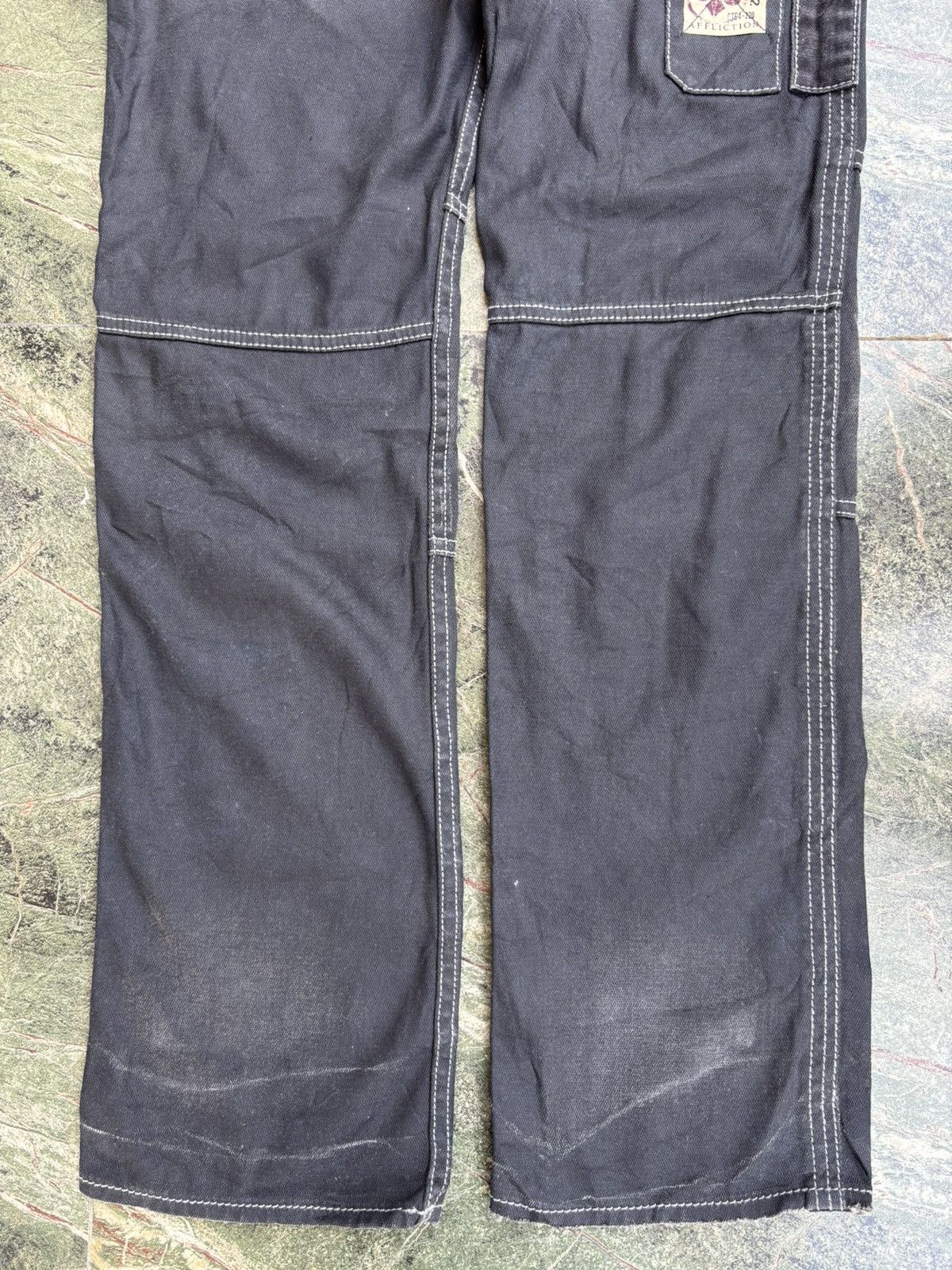 Affliction Y2K Affliction Black Premium Distressed Black Washed Jeans Size US 32 / EU 48 - 11 Thumbnail