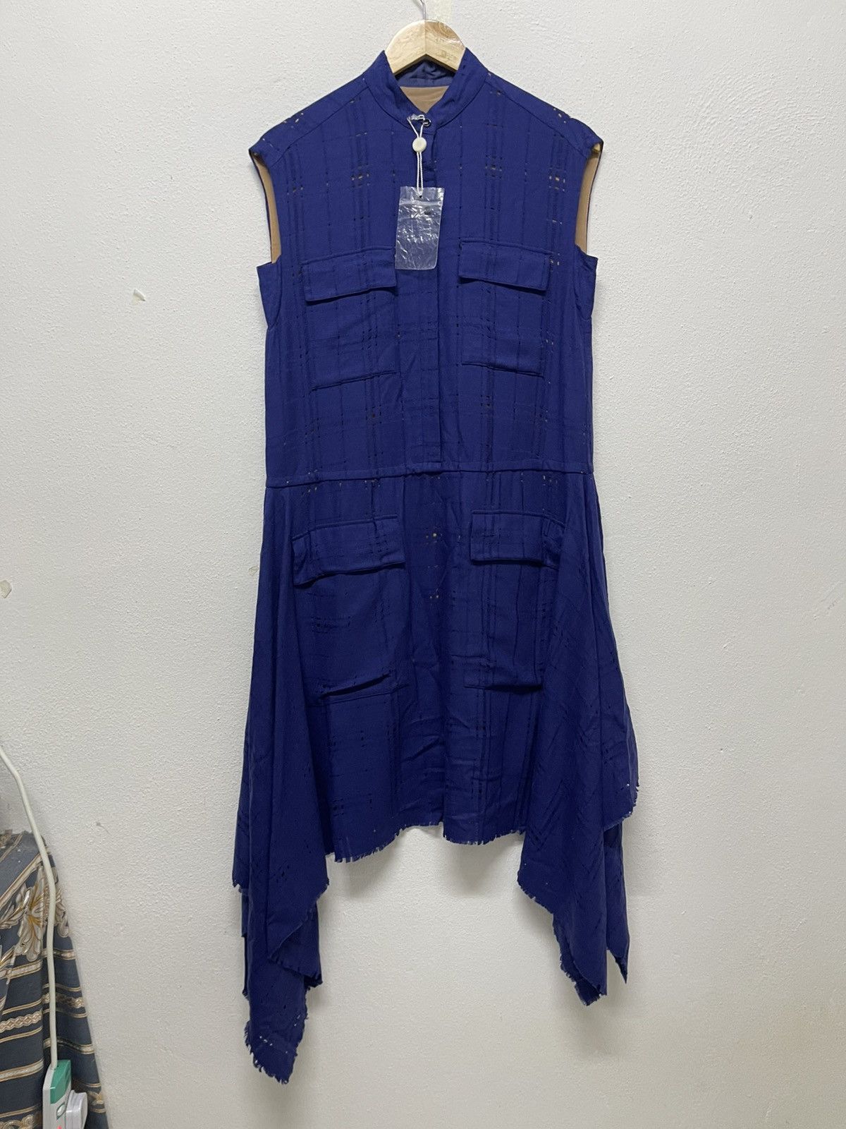 Maison Margiela SS2015 MAISON MARTIN MARGEILA ASYMMETRICAL DRESS WOOL Size XS / US 0-2 / IT 36-38 - 2 Thumbnail