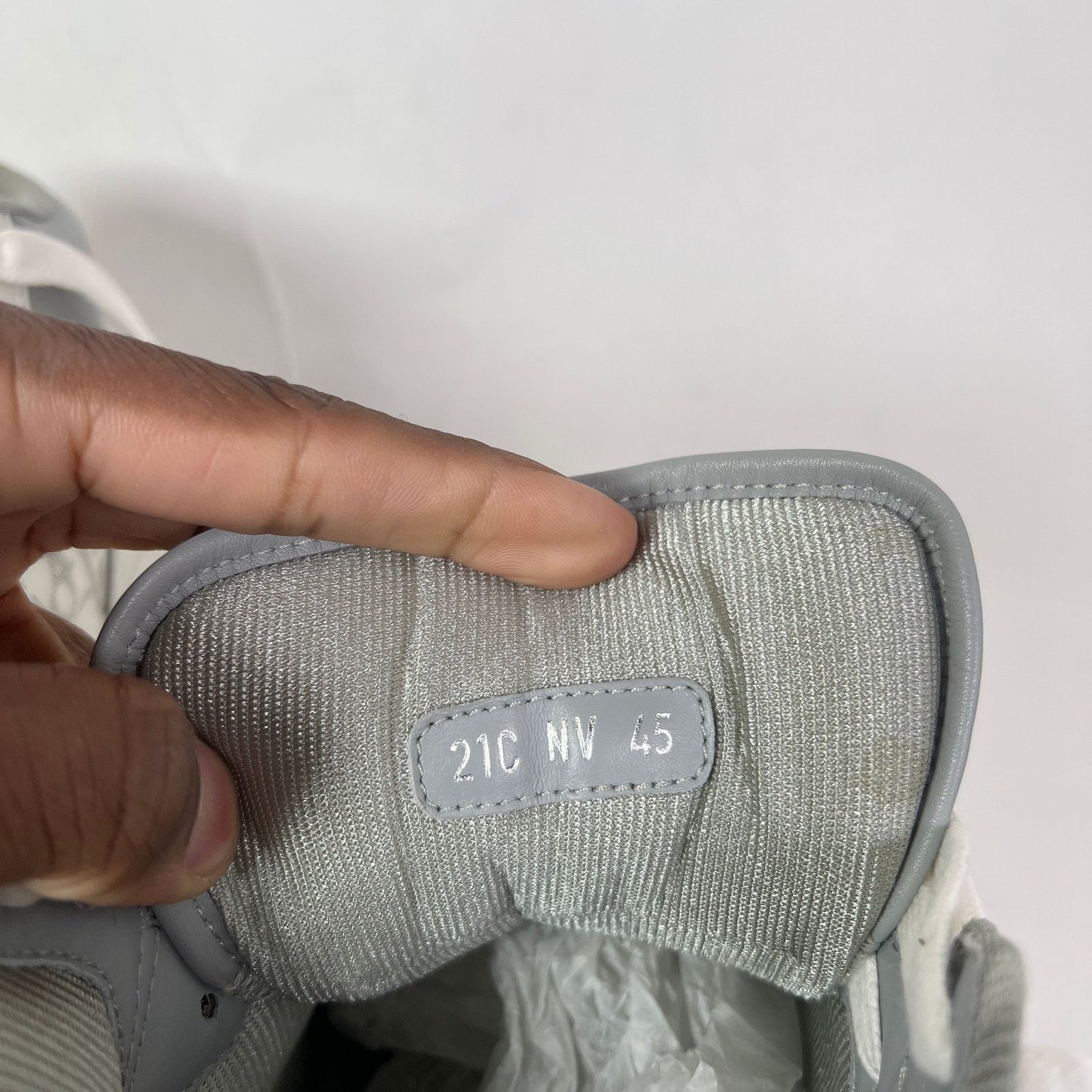 Dior Dior B27 White/Grey Oblique Uptown Mid-Top Sneaker Size 45 Size US 12 / EU 45 - 7 Thumbnail
