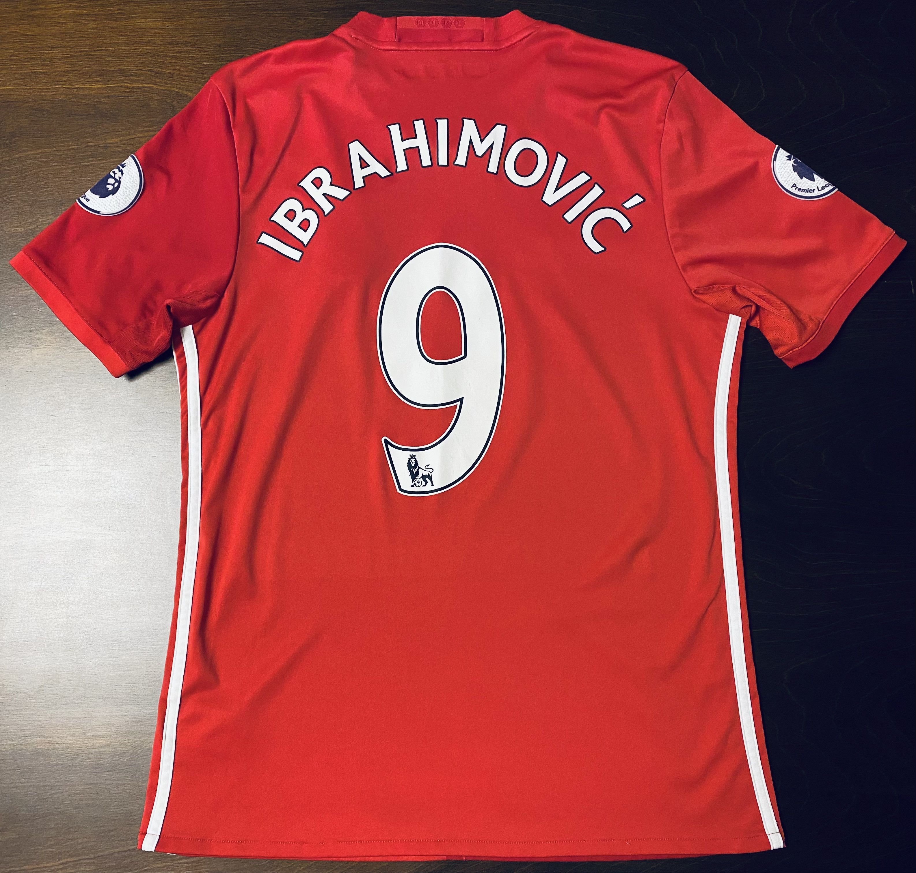 Adidas 2016-2017 - Manchester United Home Jersey - Ibrahimovic - M