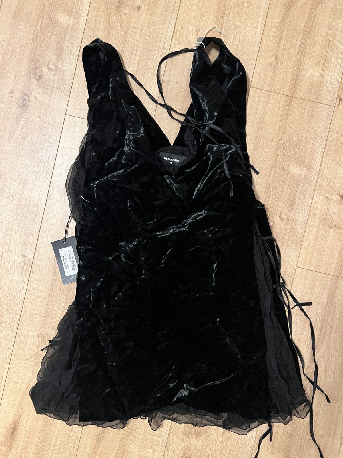 Dsquared2 Dsquared2 velvet mini dress Size XL / US 12-14 / IT 48-50 - 9 Thumbnail