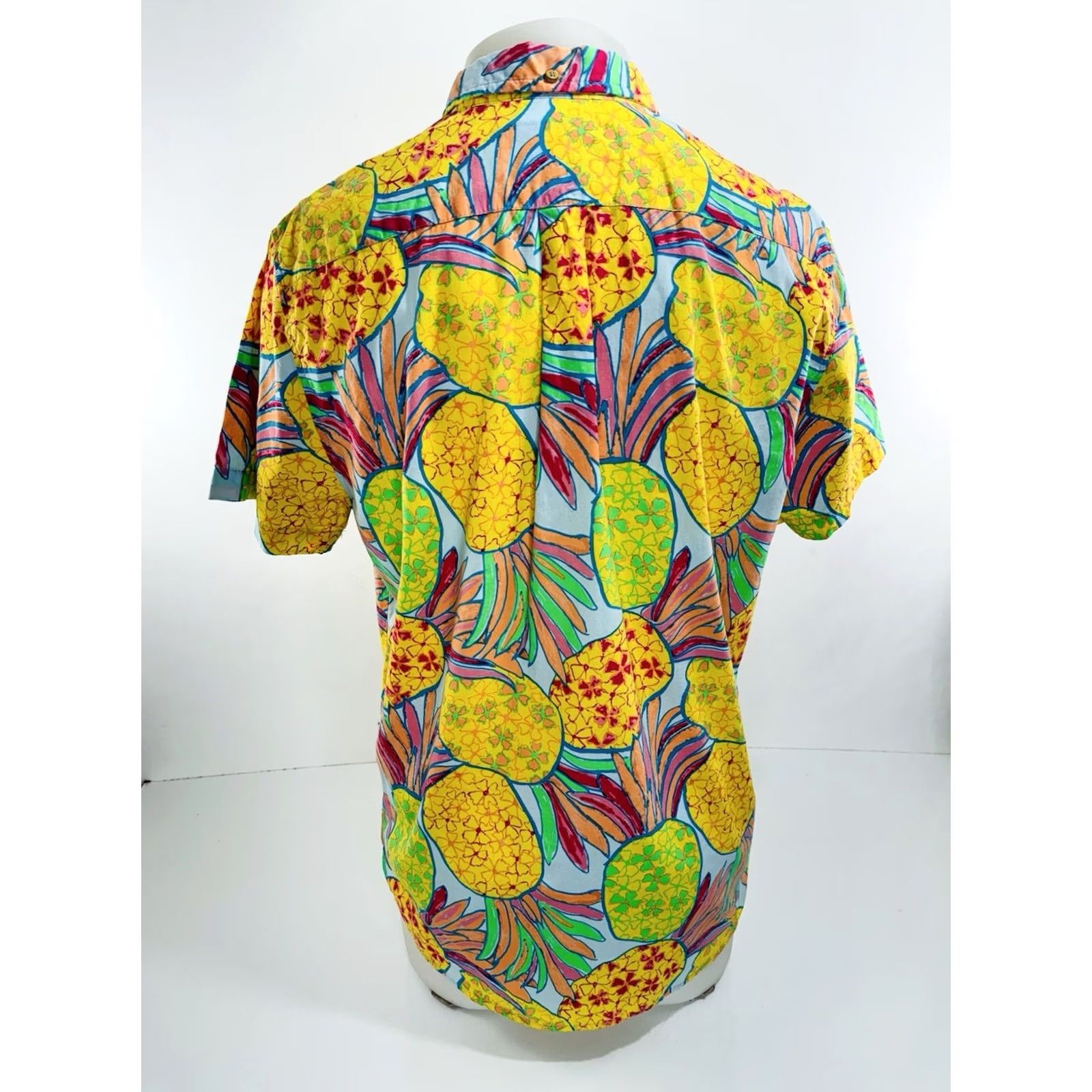 Chubbies THE NUTTER / CHUBBIES PINEAPPLE ALL OVER Hawaiian Aloha S Pullover Shirt Size US S / EU 44-46 / 1 - 4 Thumbnail