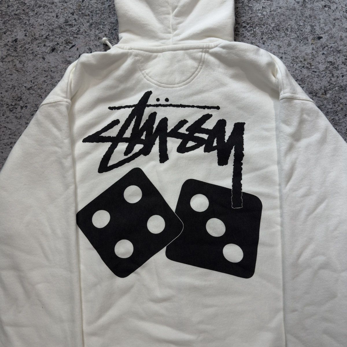 Stussy Stussy White Dice Zip Up Hoodie Size US XXL / EU 58 / 5 - 10 Thumbnail