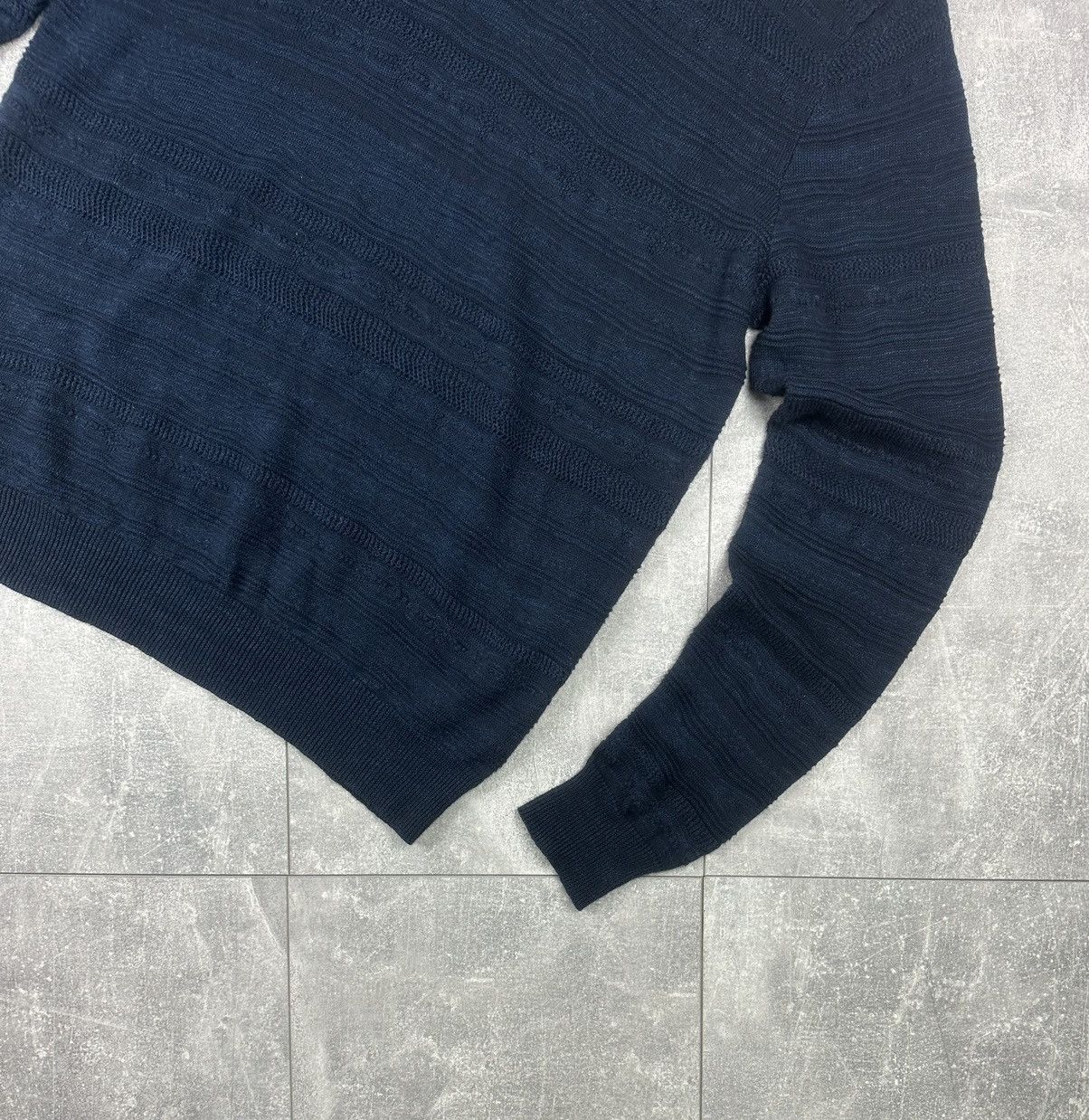 Polo Ralph Lauren Polo Ralph Lauren Sweater Textured Knitting Line/Cotton Size US M / EU 48-50 / 2 - 7 Thumbnail