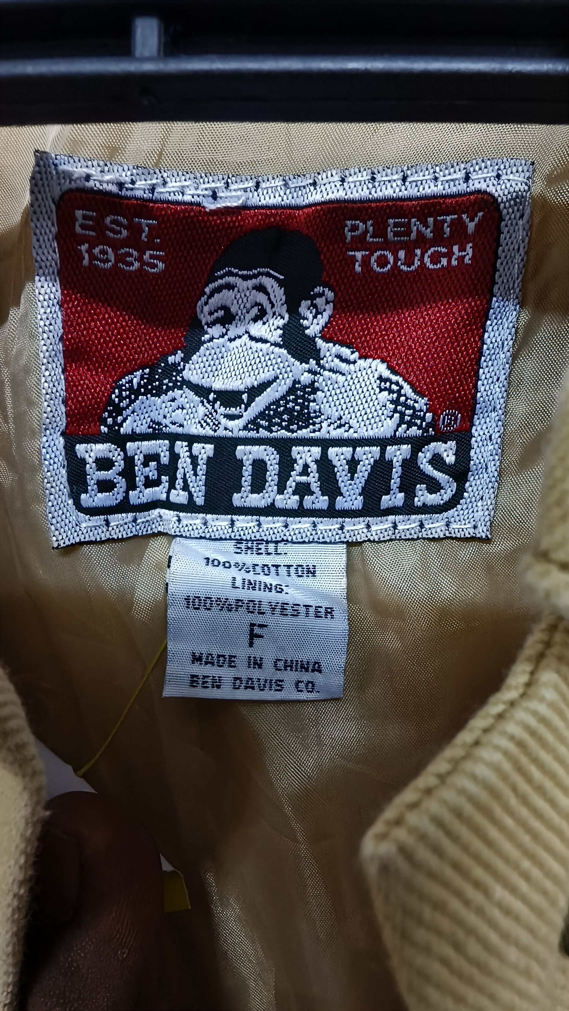Ben Davis VINTAGE BEN DAVIS WORKERS JACKET FADED COLOUR Size US XL / EU 56 / 4 - 10 Thumbnail