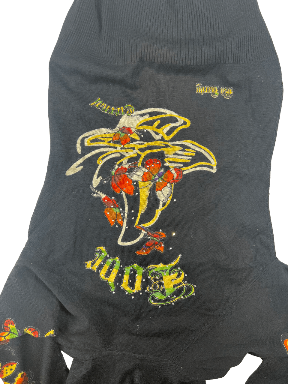 Ed Hardy × Vintage Vintage Ed Hardy Wool Hoodie M Size M / US 6-8 / IT 42-44 - 4 Thumbnail