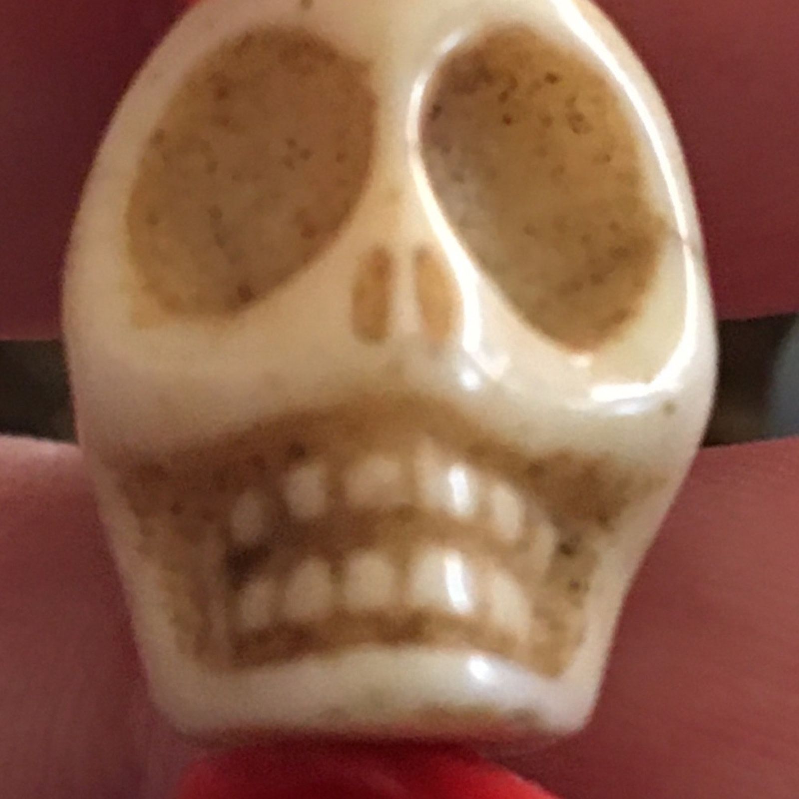 Jewelry Skull and rose “life and death” stretch bracelet Size ONE SIZE - 6 Thumbnail