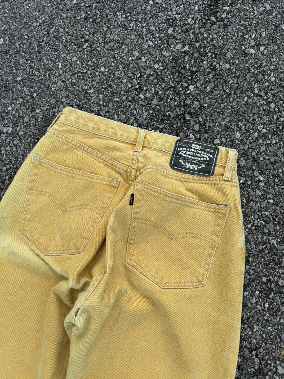 Japanese Brand × Levi's × Vintage Levi’s crazy vintage black tab 90s baggy jeans denim y2k rap Size US 28 / EU 44 - 3 Thumbnail