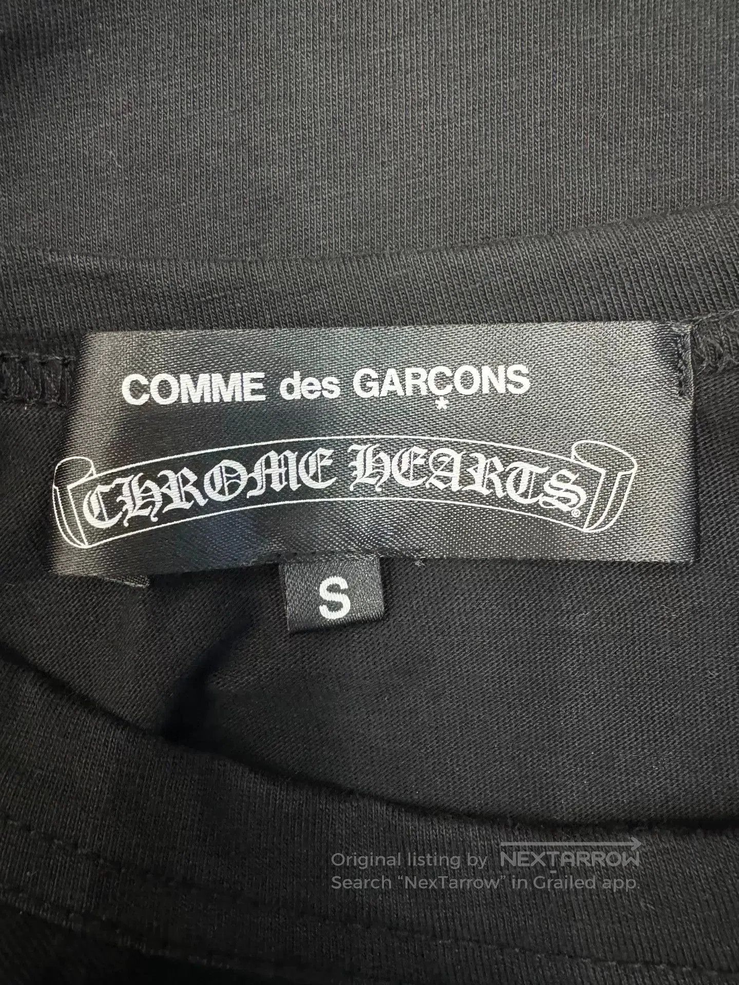 Chrome Hearts chrome hearts x cdg limited edition black tee. Size US S / EU 44-46 / 1 - 5 Thumbnail