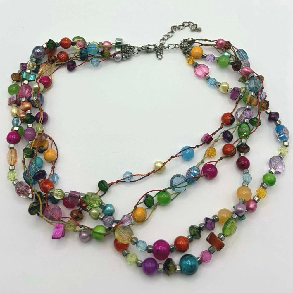 Other Multicolor Beaded Necklace Size ONE SIZE - 3 Thumbnail
