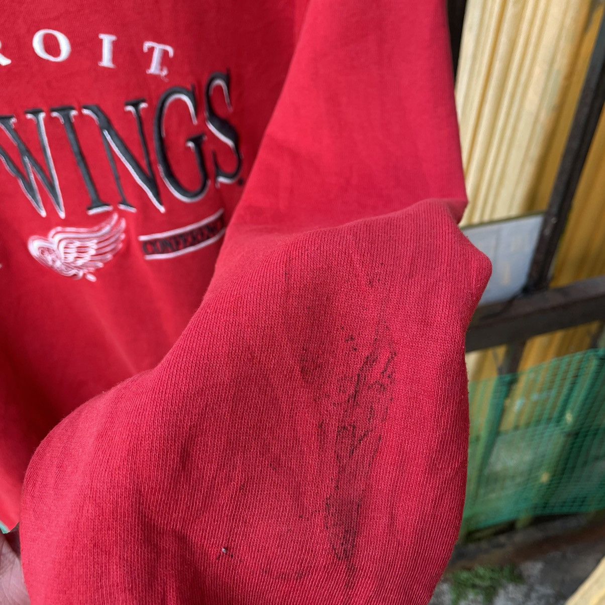 Red Wing 🔥Vintage 90s Detroit Red Wings Embroidered Logo Sweatshirts Size US M / EU 48-50 / 2 - 8 Thumbnail