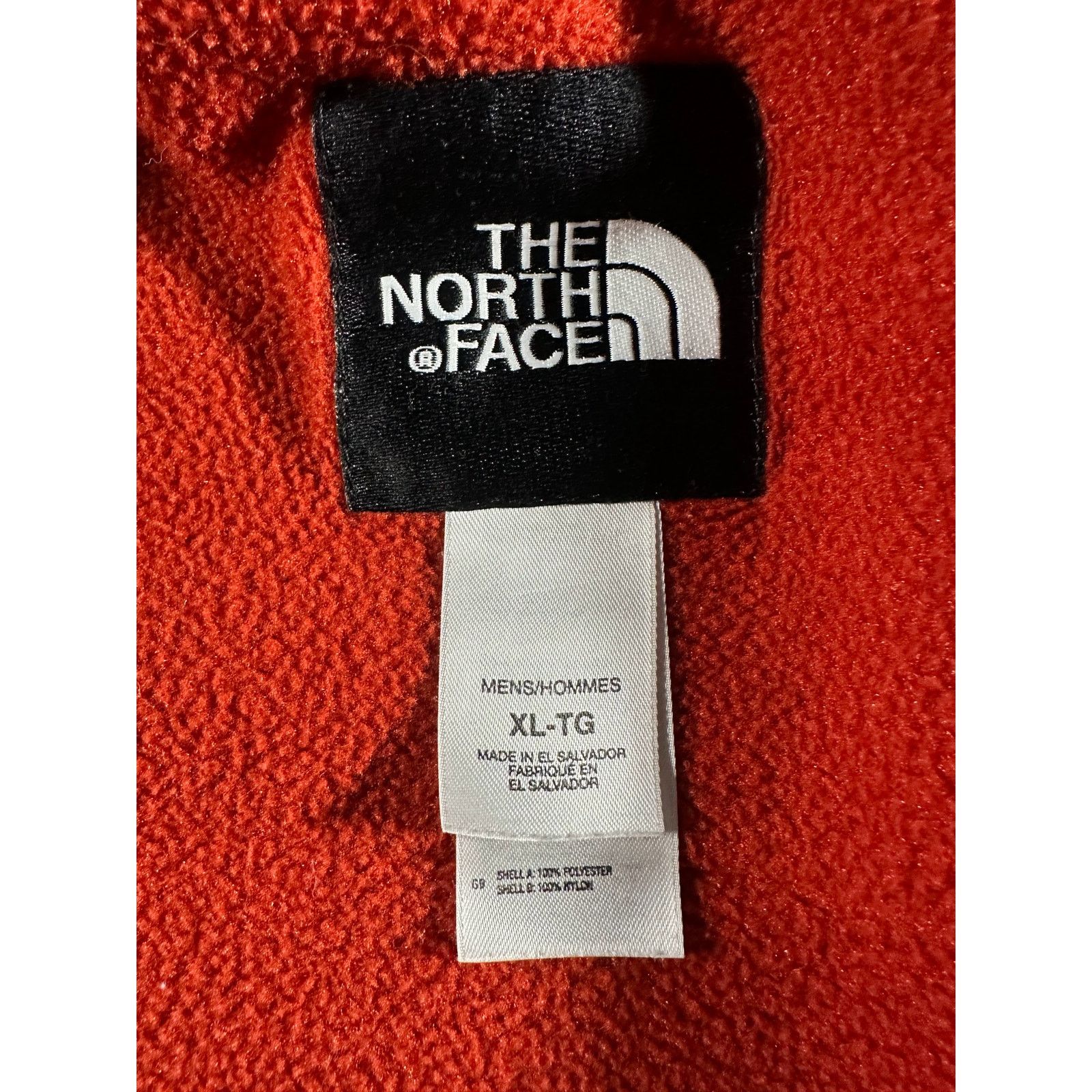 The North Face North Face Mens Orange Grey Denali Vented Fleece Jacket XL Size US XL / EU 56 / 4 - 11 Thumbnail