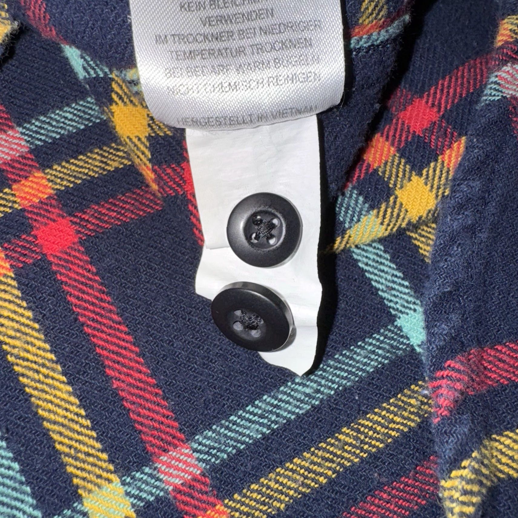 Topo Designs Topo Designs Mountain Flannel Shirt Mens Size Small Navy Blue Plaid Pockets Button-Up Cotton Workwear Long Sleeve Vintage? No Size US S / EU 44-46 / 1 - 8 Thumbnail