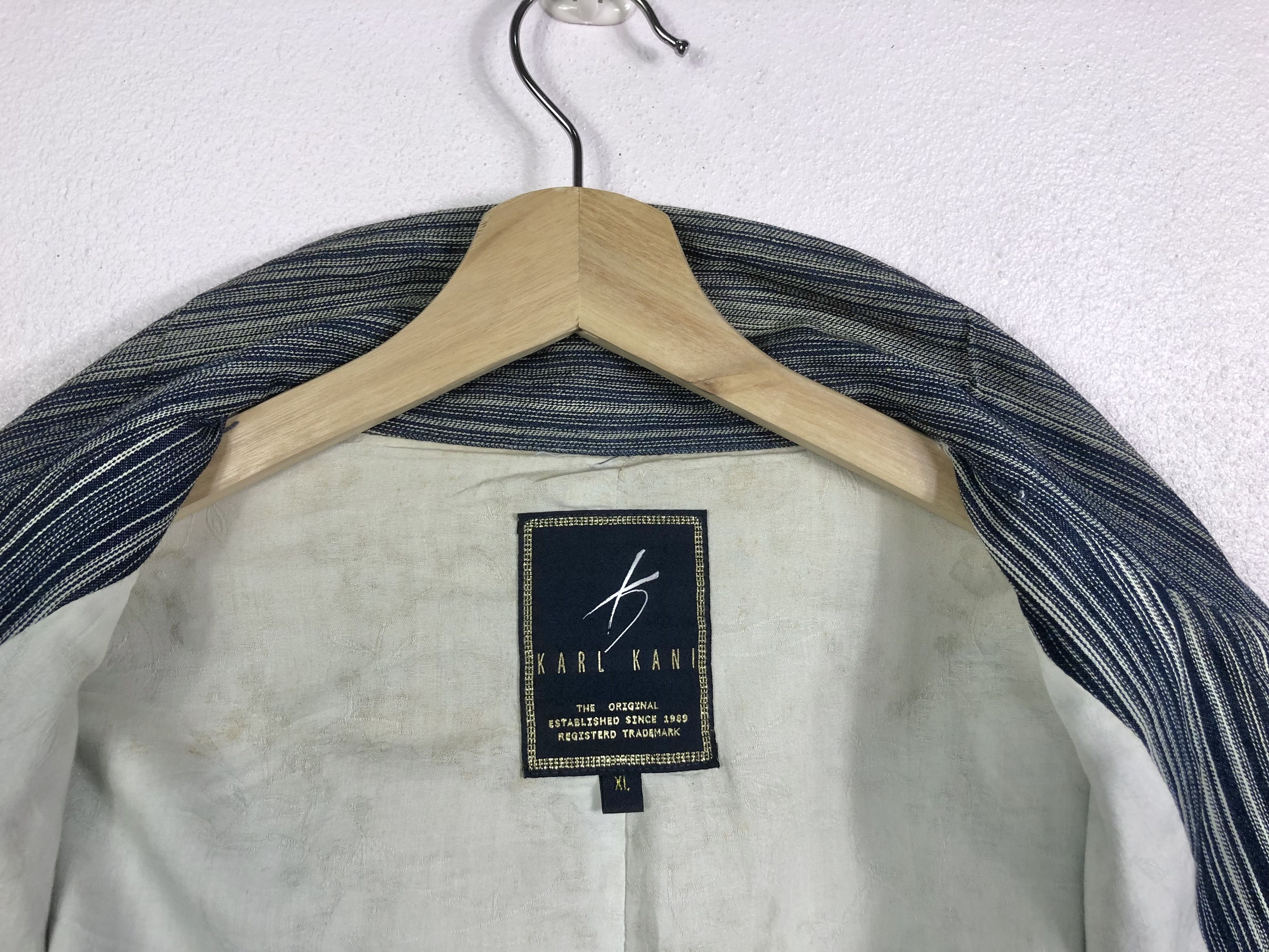 Karl Kani Rare Vintage Karl Kani Jacket Nice Design Chambray Size US XL / EU 56 / 4 - 12 Thumbnail