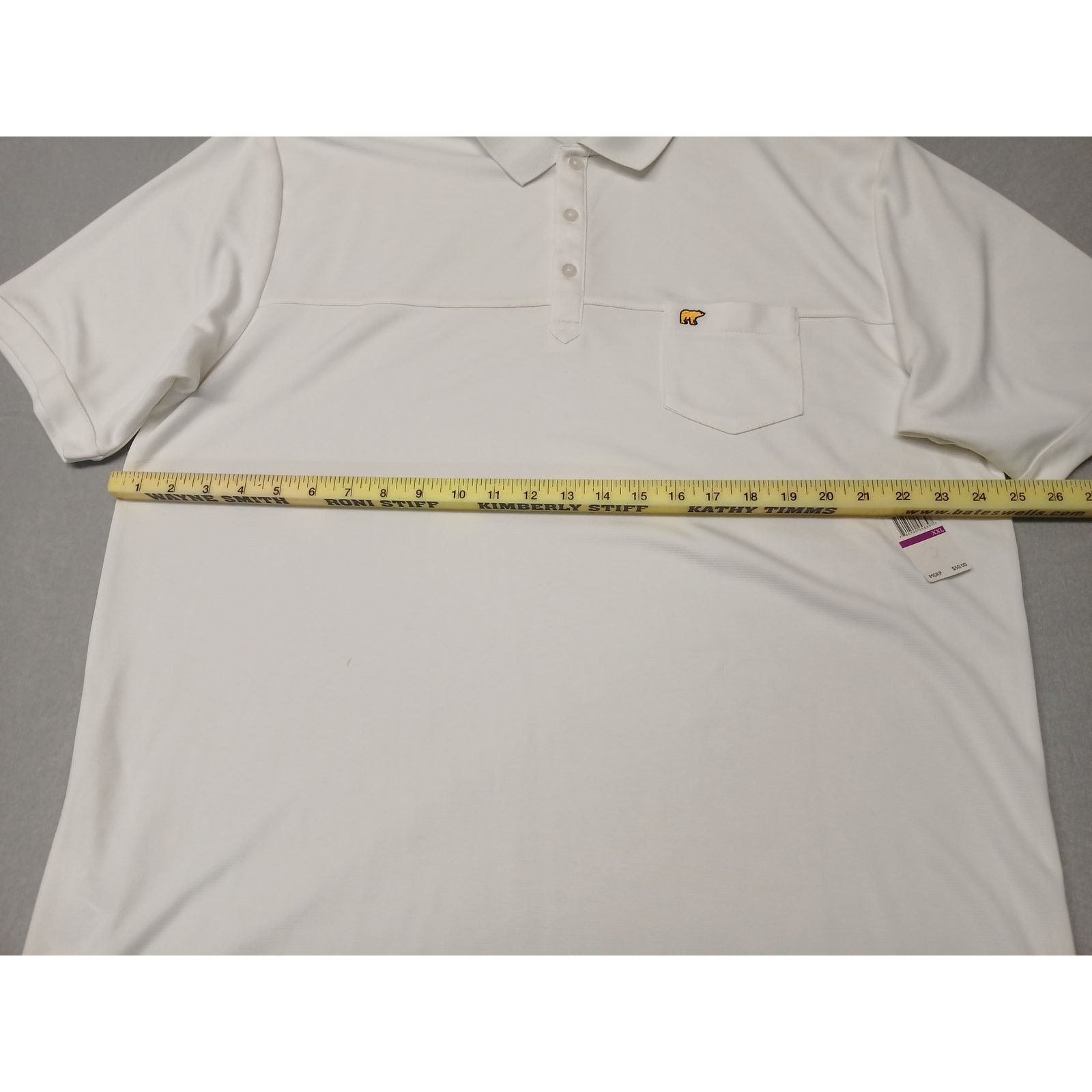 Other Jack Nicklaus (XXL) White Stay Dry Fit Button Collar Shirt Size US XXL / EU 58 / 5 - 3 Thumbnail