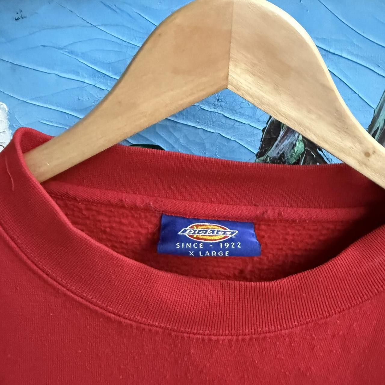 Dickies Dickies red crewneck sweatshirt Big Logo Skate Size US XL / EU 56 / 4 - 3 Thumbnail