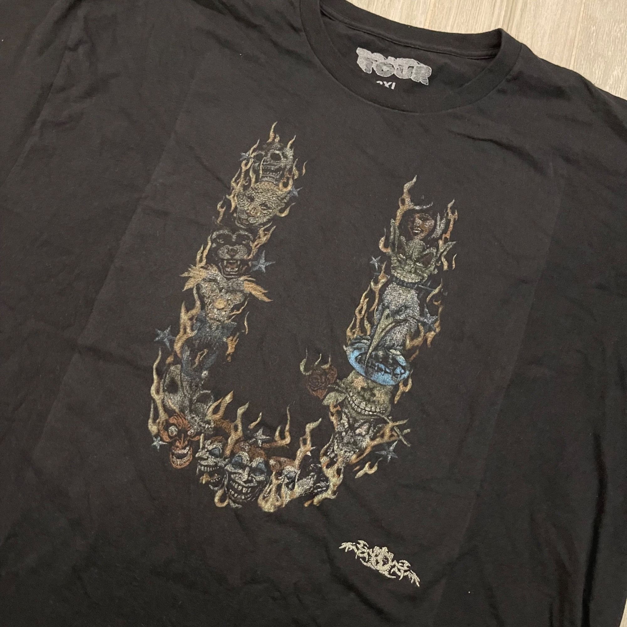 Travis Scott NEW TRAVIS SCOTT SOUTH AMERICAN TOUR TEE SZ 2XL Size US XXL / EU 58 / 5 - 2 Thumbnail