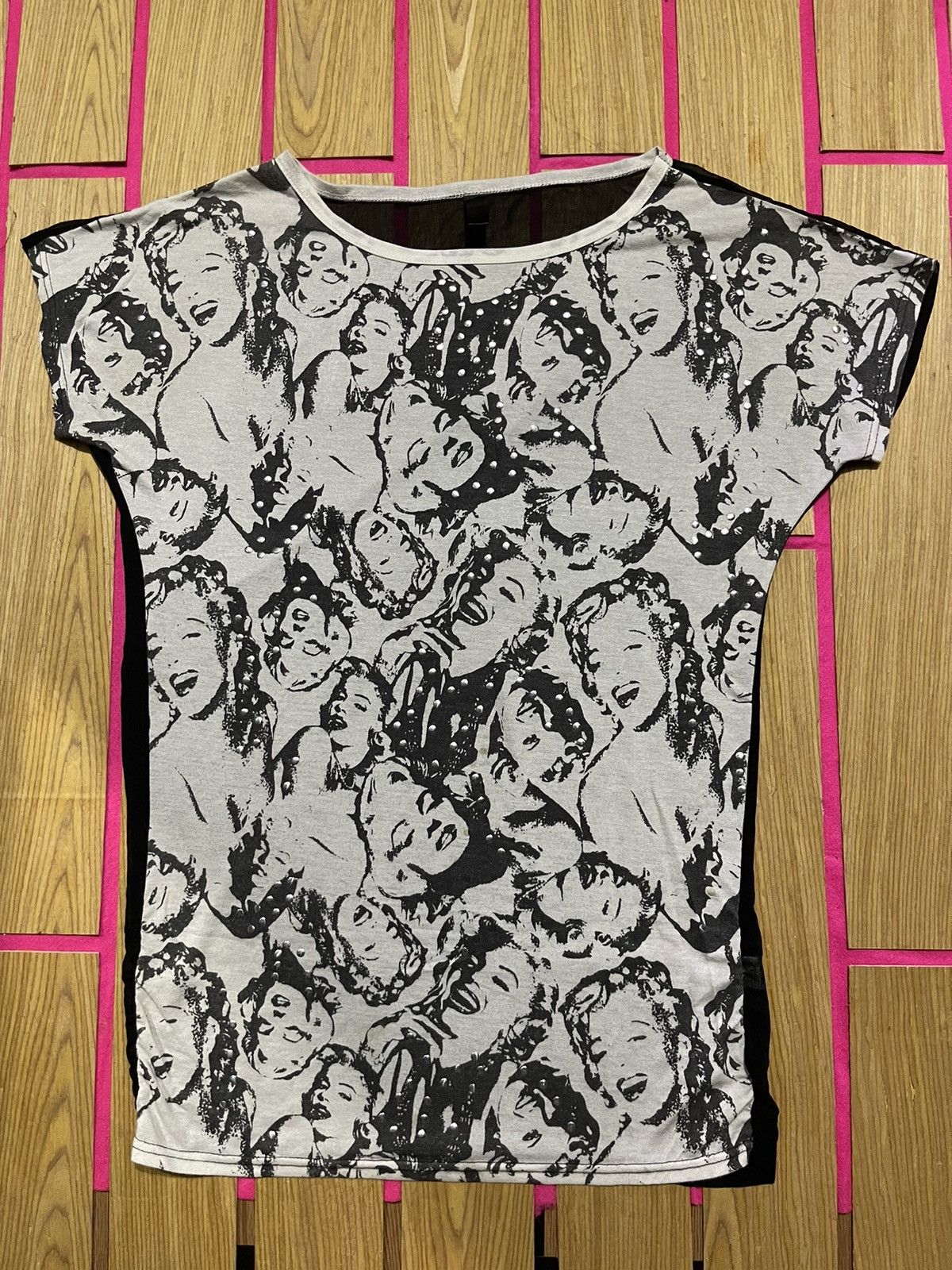 Y2K MARILYN MONROE full picture short sleeve tshirt rare