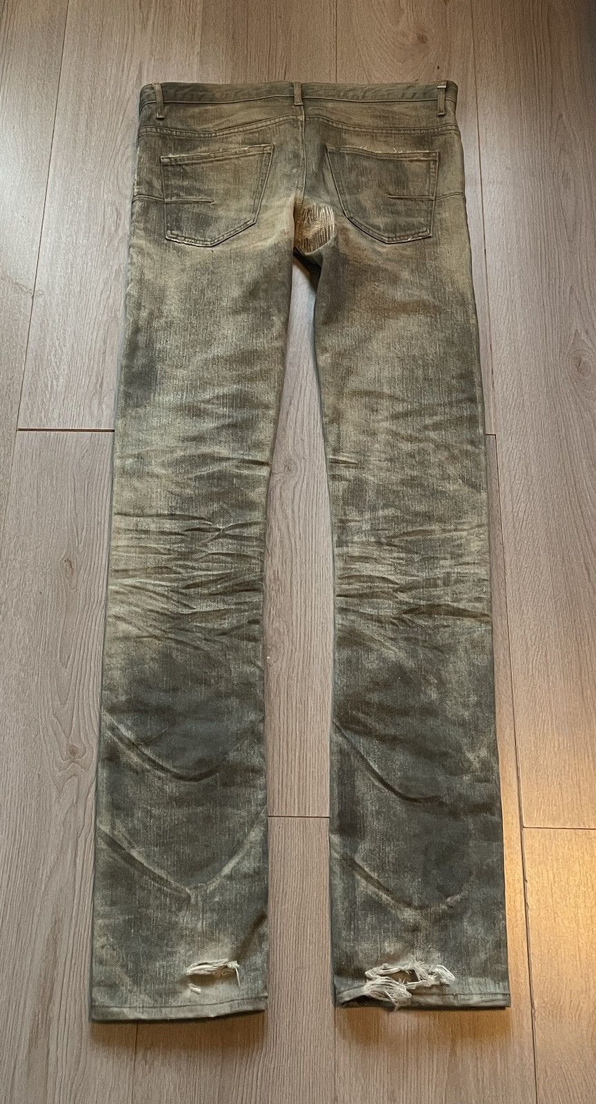 Dior × Hedi Slimane Dior Homme SS04 Dirty Bleu Claire Size US 30 / EU 46 - 2 Thumbnail