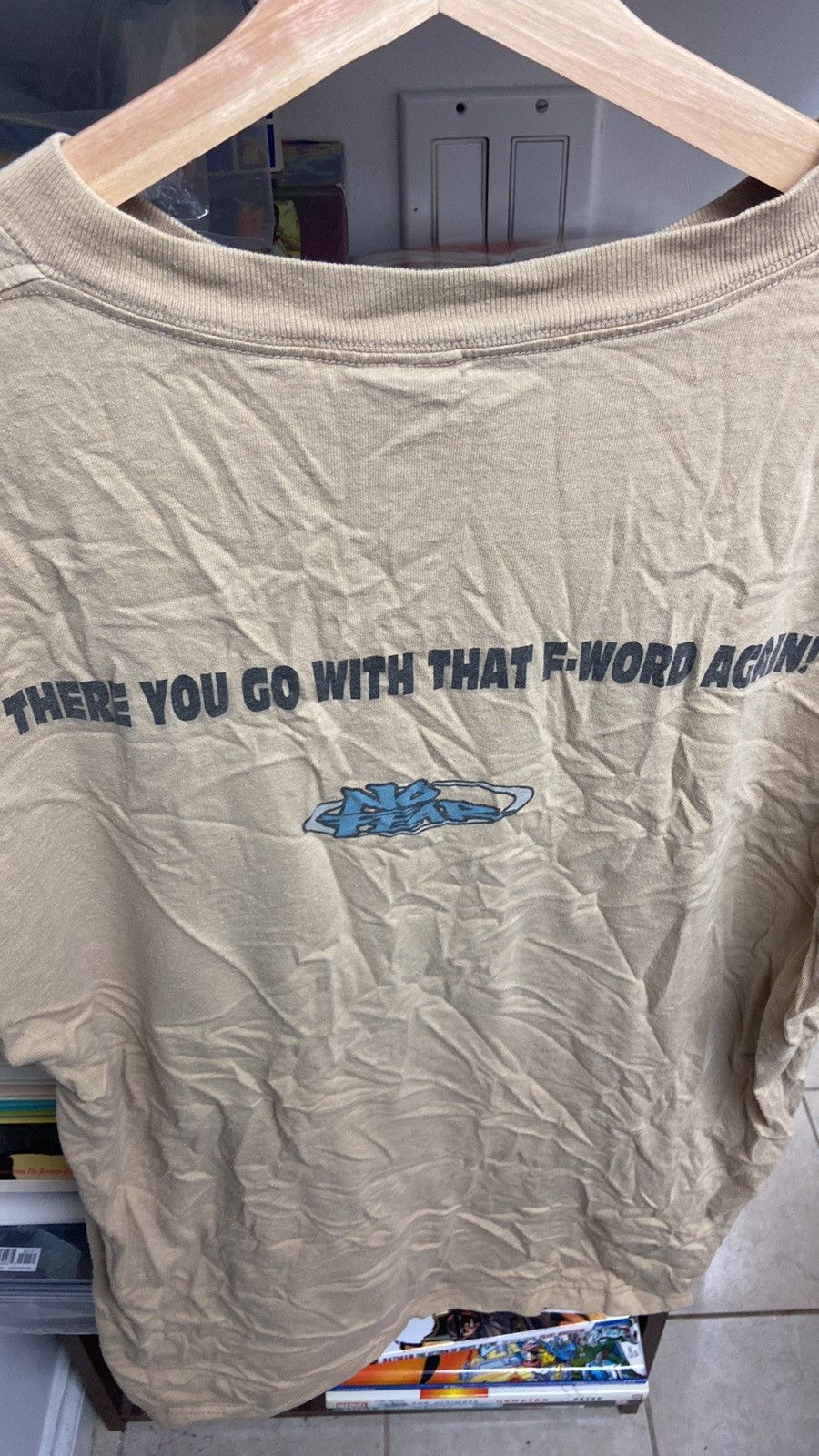 Vintage Vintage No Fear “There you go with the F-Word Again!” Tee Size US XL / EU 56 / 4 - 4 Thumbnail