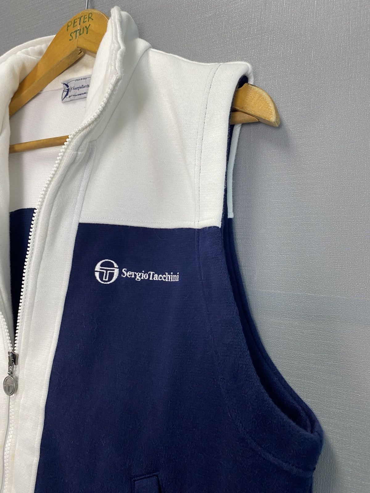 Sergio Tacchini × Vintage Vintage Sergio Tacchini Zipper Vest Size US M / EU 48-50 / 2 - 4 Thumbnail