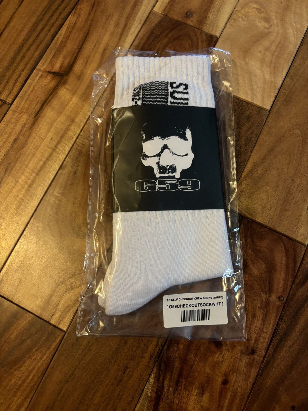 Fuck The Population × G59 Records $b Self Checkout Crew Socks White suicideboys FTP Size ONE SIZE - 1 Thumbnail