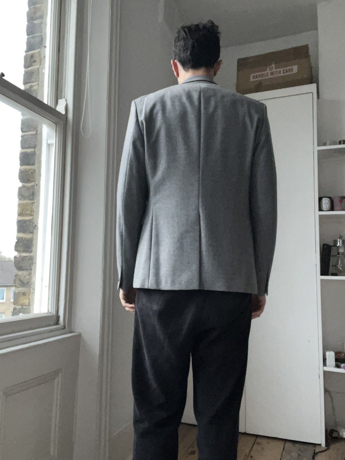 Acne Studios Acne Grey Flannel Blazer Aron Size 50R - 4 Thumbnail