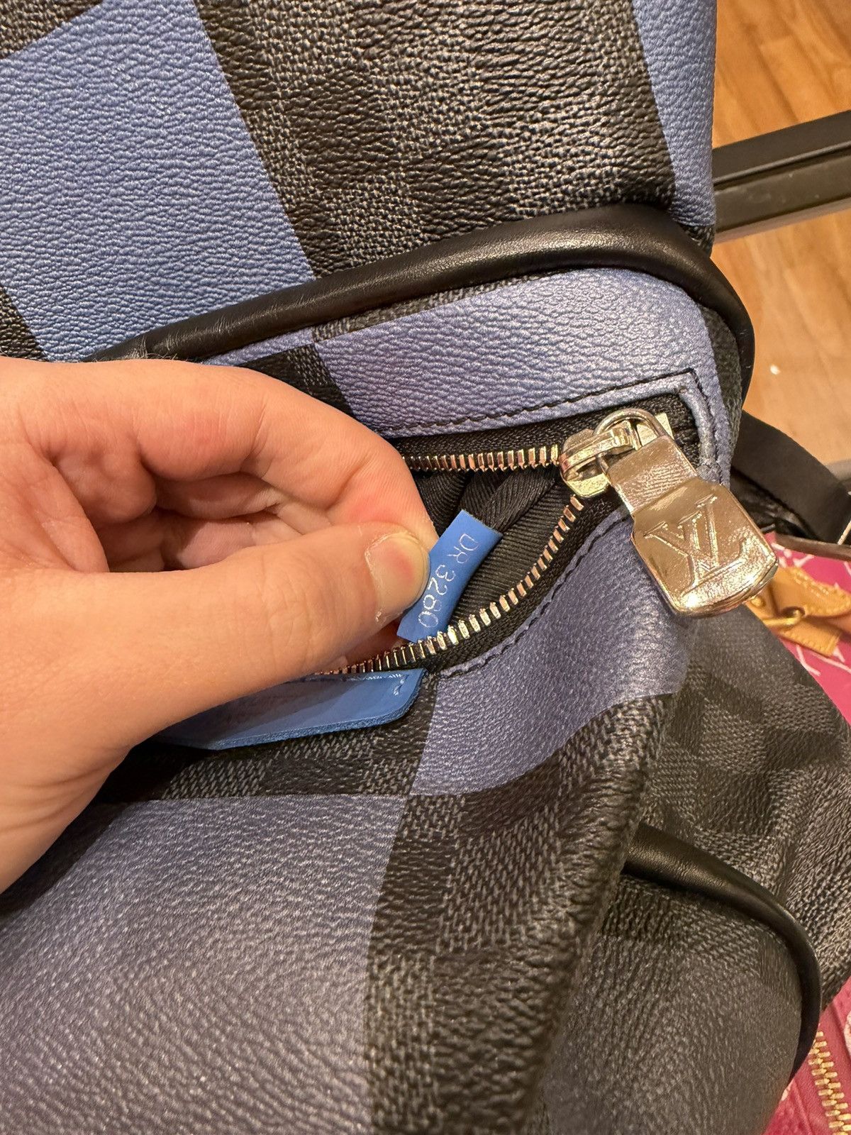 Louis Vuitton Louis Vuitton Josh Backpack Damier Pixel Cobalt Size ONE SIZE - 11 Thumbnail