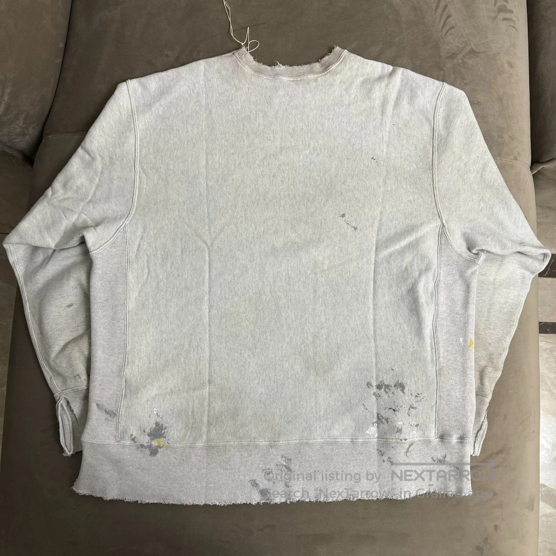ANACHRONORM ANCELLM Hand Painting Sweat Shirt. Size US M / EU 48-50 / 2 - 2 Thumbnail