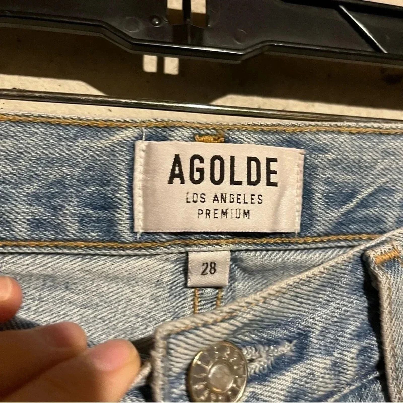 Agolde AGOLDE Jamie High Rise Classic Distressed Jeans Size 28 Size 28" / US 6 / IT 42 - 6 Thumbnail