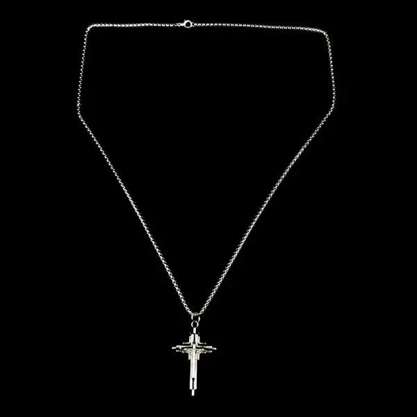 Jewelry Abstract Cross Punk Necklace Chain Size ONE SIZE - 2 Thumbnail